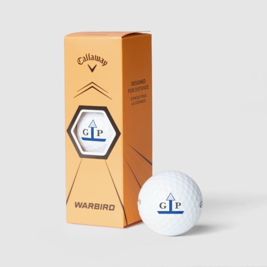 GEWELDIGE HITTER AIM GUIDE MONOGRAM GOLFBALLEN (Verpakking)