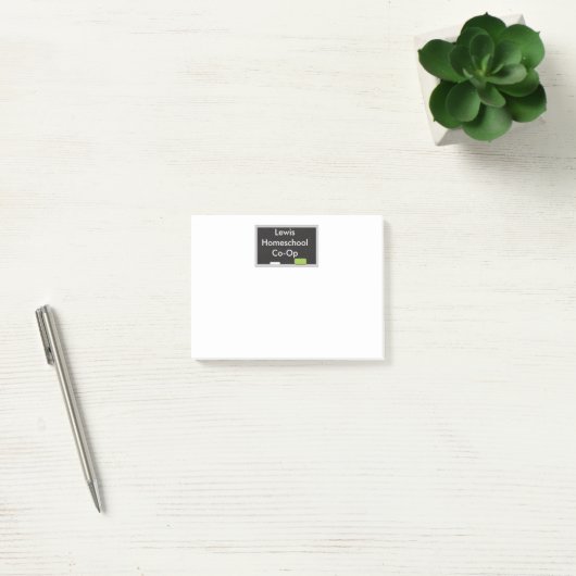 Geweldige Home School Co Op Chalkboard Post-it® Notes (Kantoor)