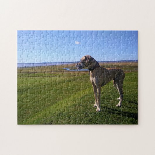 Geweldige hond legpuzzel (Horizontaal)