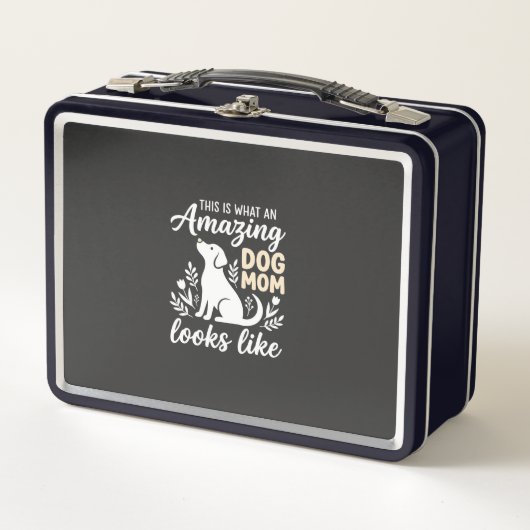Geweldige Hond Moeder Bloemige Hond Liefhebber (Voorkant)