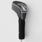 Geweldige Hond Moeder Bloemige Hond Liefhebber Golfheadcover (Schuin)