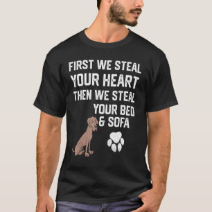 Geweldige hond Steal je hart steelt je bed en T-shirt