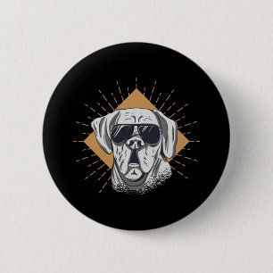 Geweldige Honden Zonnebril Ronde Button 5,7 Cm