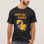 Geweldige hoog op Quack Cool Duck Pun T-shirt (Voorkant)