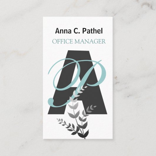 Geweldige houding! Vetgedrukte Natuur-bijkantoren Visitekaartje (Voorkant)