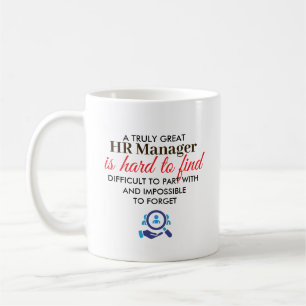 Geweldige HR-manager gepersonaliseerde naam cadeau Koffiemok