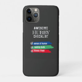 Geweldige Hubby Checklist Valentijn aanpassen Case-Mate iPhone Case