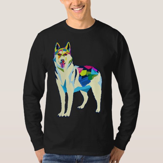 Geweldige Husky Siberian Husky T-shirt (Voorkant)