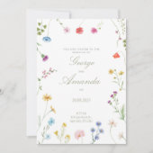 Geweldige huwelijksuitnodiging 2025 kaart (Voorkant)