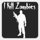 GEWELDIGE I-GEDOMTE ZOMBIES - STICKER (Voorkant)