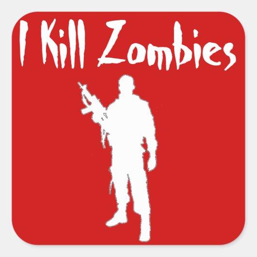 GEWELDIGE I-GEDOMTE ZOMBIES - STICKER (Voorkant)