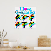 GEWELDIGE I HOUDT VAN GYMNASTICA POSTER (Keuken)