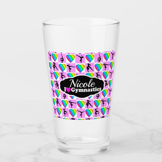 GEWELDIGE I LIVE GYMNASTICS ONTWERP GLAS (Voorkant)