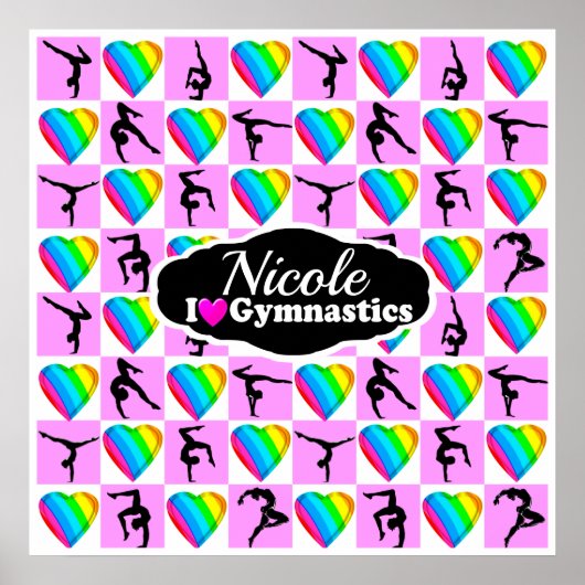 GEWELDIGE I LIVE GYMNASTICS ONTWERP POSTER (Voorkant)