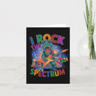 Geweldige I Rock The Spectrum Autisme Papa Vrede L Kaart