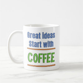 Geweldige ideeën beginnen met Coffee Sweatshirt Koffiemok