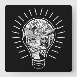 Geweldige ideeën vierkante klok