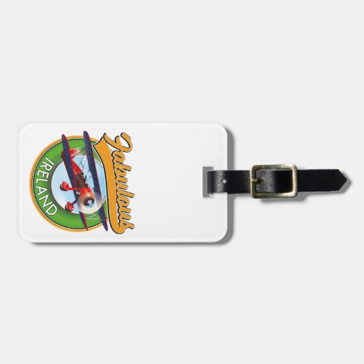 geweldige Ierse reispatch. Bagagelabel (Voorkant horizontaal)