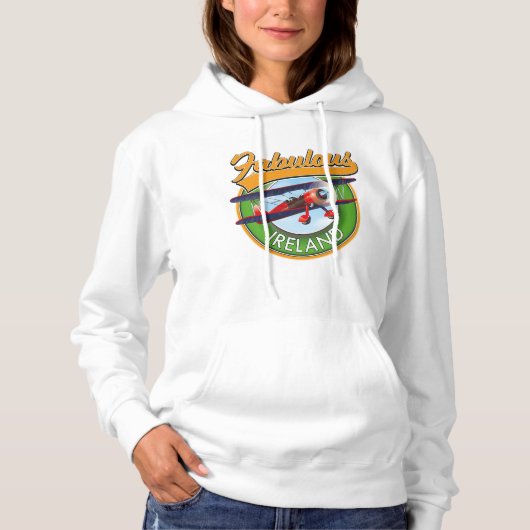 geweldige Ierse reispatch. Hoodie (Voorkant)
