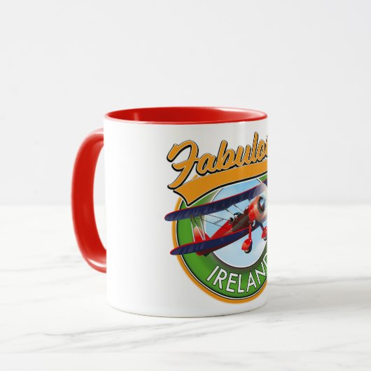 geweldige Ierse reispatch. Mok (Voorkant links)