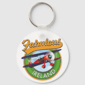 geweldige Ierse reispatch. Sleutelhanger Classic R (Voorkant)