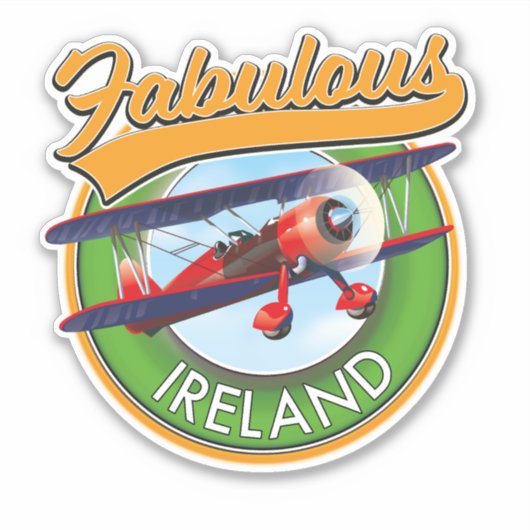 geweldige Ierse reispatch. Sticker (Voorkant)