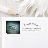 Geweldige ijsdraak etiket (Insitu)