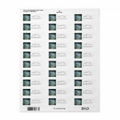 Geweldige ijsdraak etiket (Full Sheet)