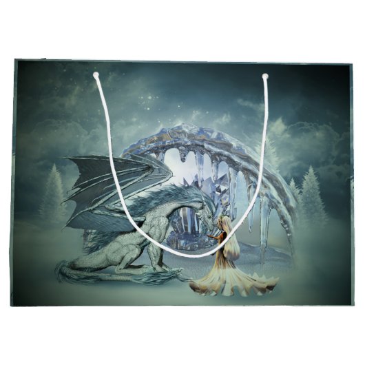 Geweldige ijsdraak groot cadeauzakje (Achterkant)