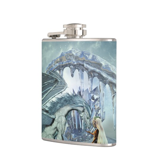 Geweldige ijsdraak heupfles (Links)