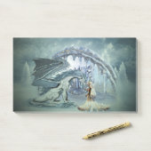 Geweldige ijsdraak post-it® notes (Op bureau)