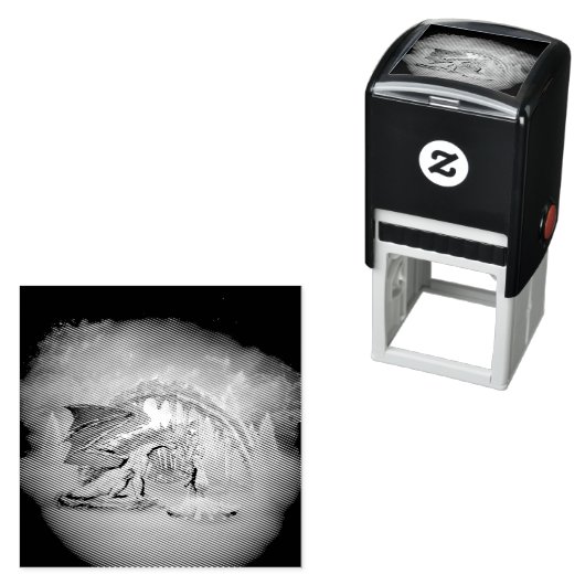 Geweldige ijsdraak  zelfinktende stempel (In situ)