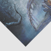 Geweldige ijsfee in de nacht tissuepapier (Detail)