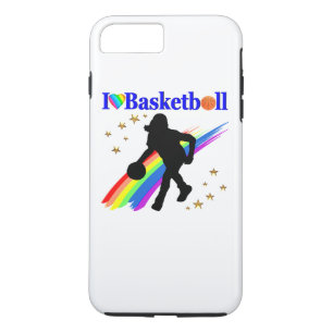 GEWELDIGE IK HOU VAN BASKETBALDESIGN 	iPhone 8/7 PLUS HOESJE