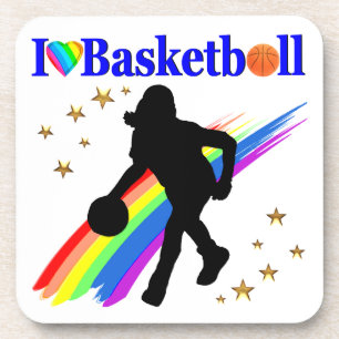 GEWELDIGE IK HOU VAN BASKETBALDESIGN ONDERZETTER