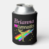 GEWELDIGE IK HOU VAN GYMNASTIEK GEPERSONALISEERDE  BLIKJESKOELER (Blikje Voorkant)