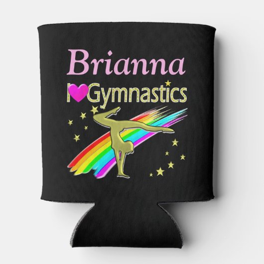 GEWELDIGE IK HOU VAN GYMNASTIEK GEPERSONALISEERDE  BLIKJESKOELER (Achterkant)