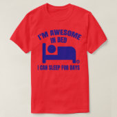 GEWELDIGE IN BED T-SHIRT (Design voorkant)