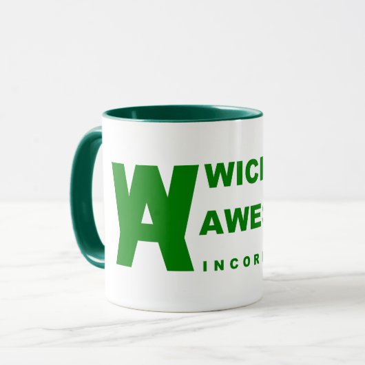 Geweldige Inc.-mok Mok (Voorkant links)