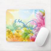 Geweldige Infinity symbool "To infinity and more" Muismat (Met muis)