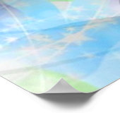 Geweldige Infinity symbool "To infinity and more" Poster (Hoek)