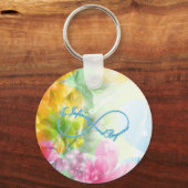 Geweldige Infinity symbool "To infinity and more" Sleutelhanger (Voorkant)