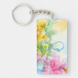 Geweldige Infinity symbool "To infinity and more" Sleutelhanger