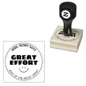 Geweldige inspanning | Aangepaste leraren Rubberstempel (Gestempeld)