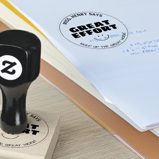 Geweldige inspanning | Persoonlijke leraren Rubberstempel