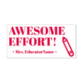 "GEWELDIGE inspanning!" Rubberstempel Zelfinktende Stempel (Design)