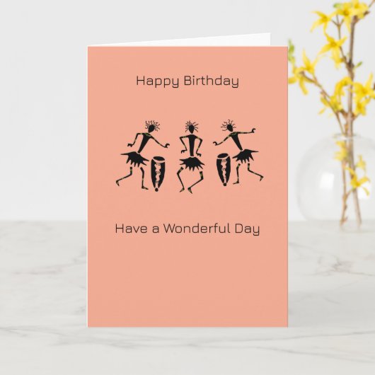 Geweldige Inspirerend dansverjaardag Kaart (Gele Bloem)