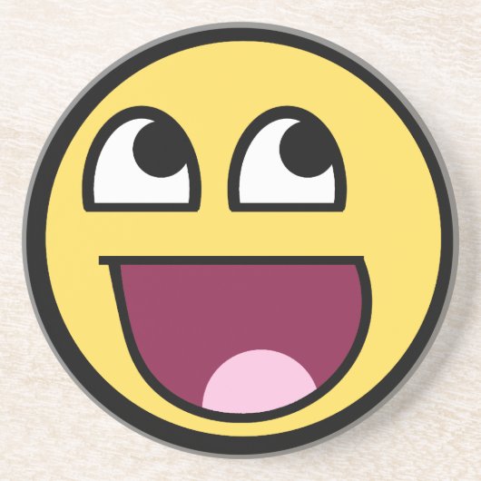 Geweldige internetthema zandsteen onderzetter (Voorkant)