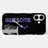 GEWELDIGE iPhone Case Trend Abstracte Lavendel Vio (Achterkant (horizontaal))