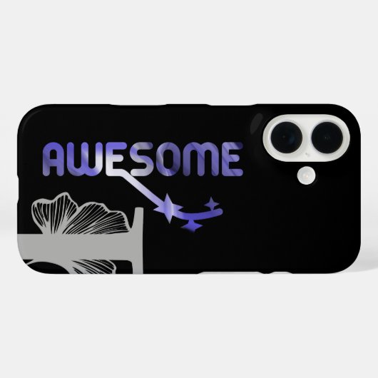 GEWELDIGE iPhone Case Trend Abstracte Lavendel Vio (Achterkant (horizontaal))